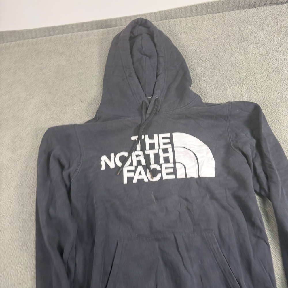 The North Face Mens Black Logo Pullover Hoodie Sweatshirt Size S‎ NF0A3X9I